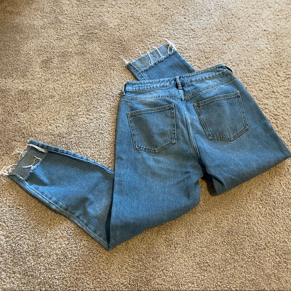 SOLD Pacsun mom jean raw asymmetrical hem - Picture 5 of 11